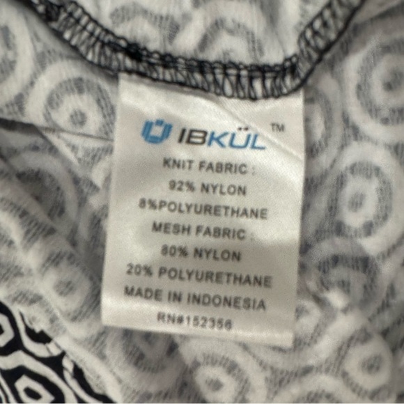 IBKUL Dress Geo Key Black White Preppy Golf Tennis Pickleball size medium - Picture 6 of 12